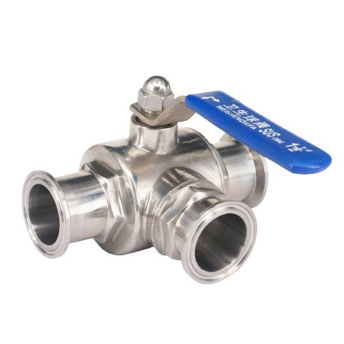 3-Way Ball Valve - Clamp End